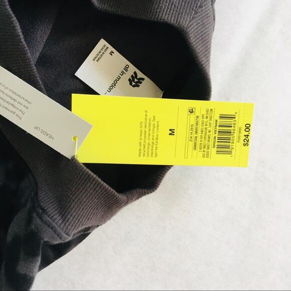 All in Motion | Ink Spot Terry Crew Neck Pullover NWT M - Picture 6 of 10